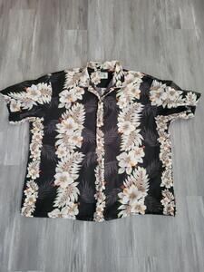 KY's Floral Hawaiian Shirt Vintage Summer Made In Hawaii USA Cotton XXL